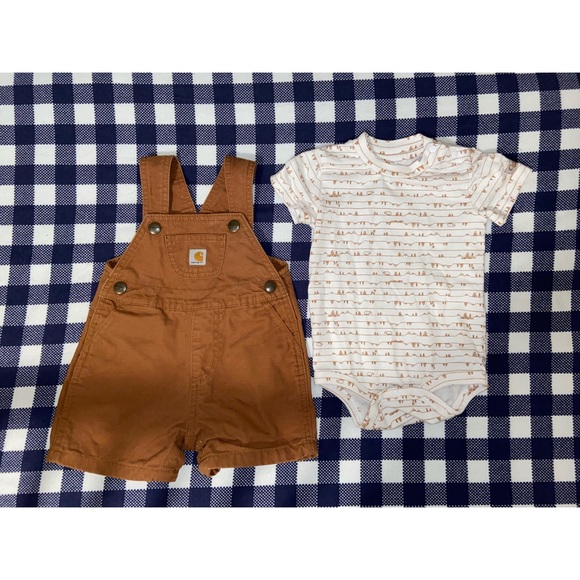 Carhartt Other - Baby Carhartt short overalls